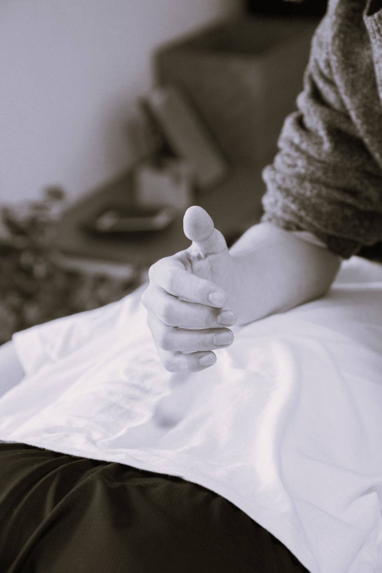 Shiatsu hara treatment