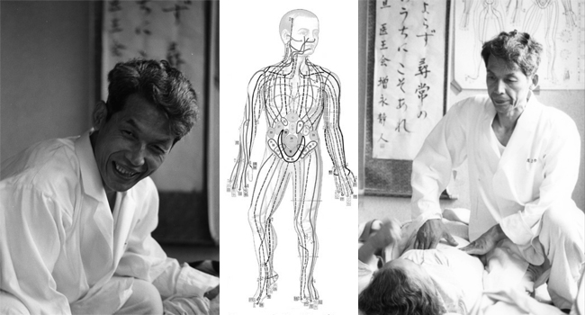 Shizuto Masunaga and meridian chart